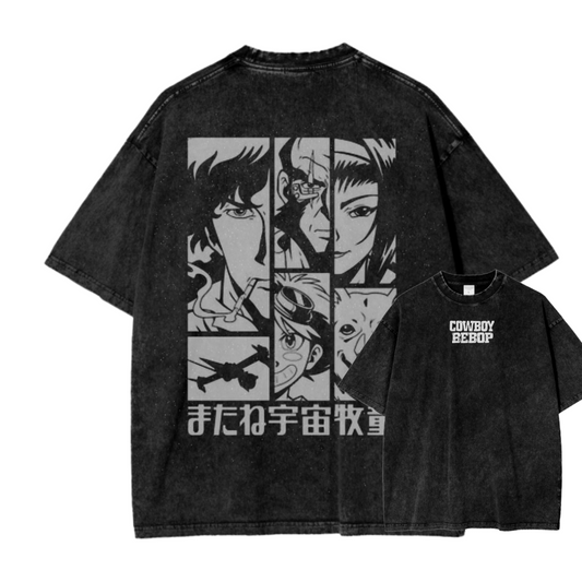 COWBOY BEBOP IV ACID WASH TEE