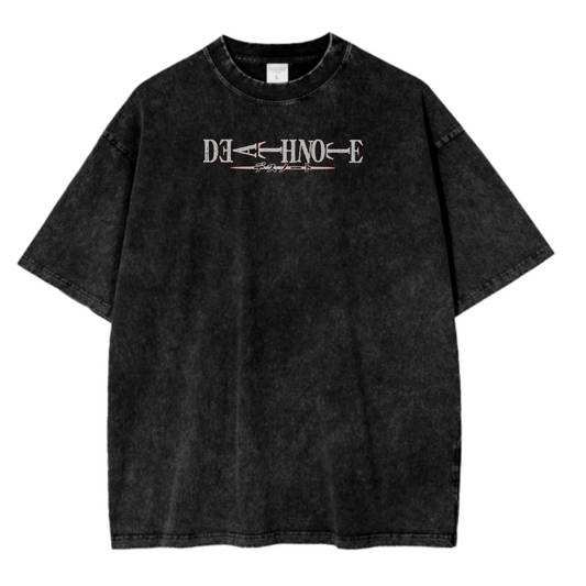 DEATH NOTE III ACID WASH TEE