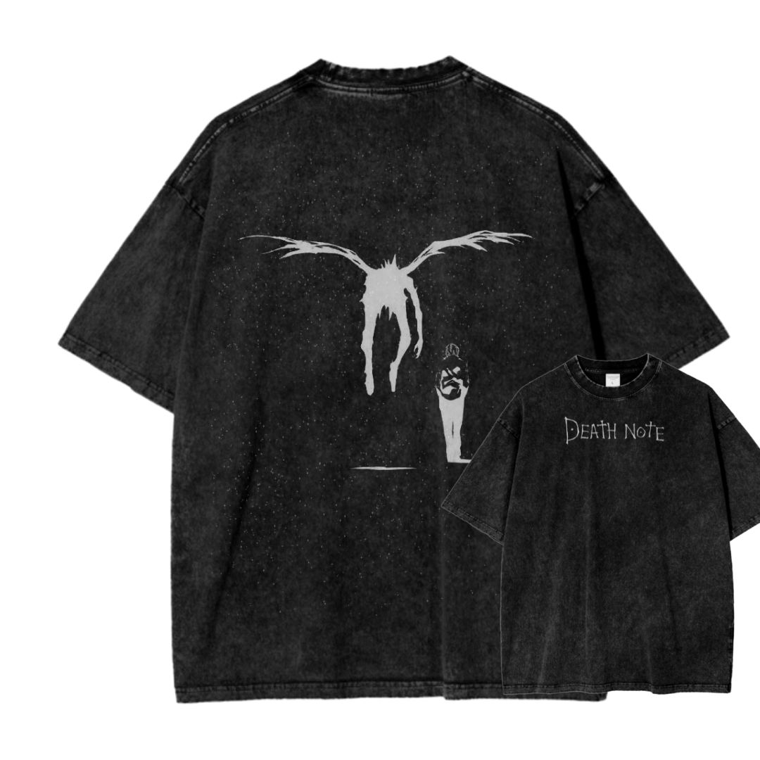 DEATH NOTE VII ACID WASH TEE