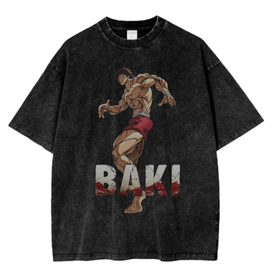 BAKI II ACID WASH TEE