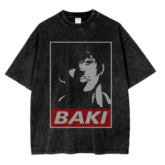 BAKI III ACID WASH TEE