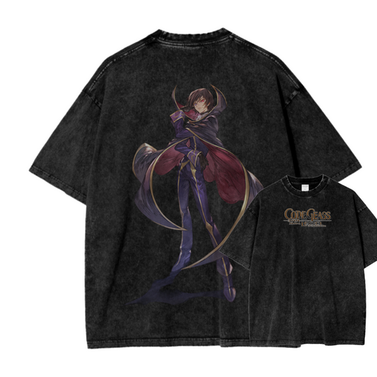 CODE GEASS IX ACID WASH TEE