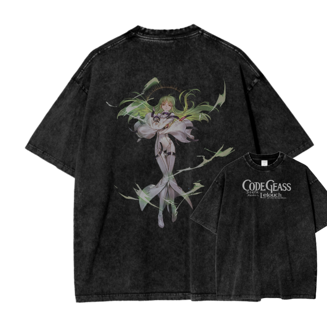 CODE GEASS XI ACID WASH TEE