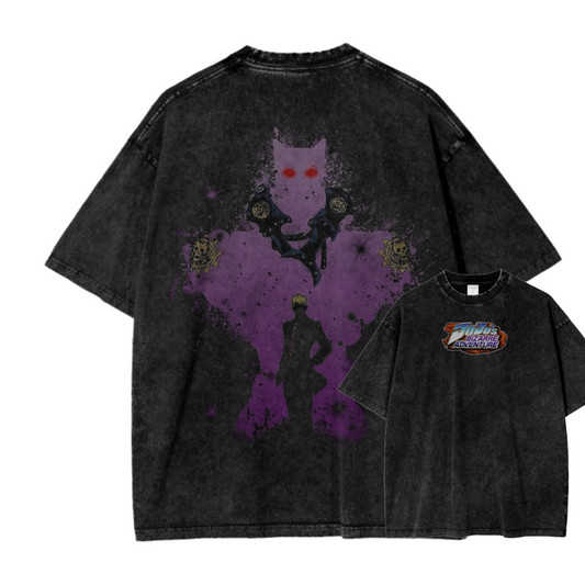 JOJO'S BIZARRE ADVENTURE XII ACID WASH TEE