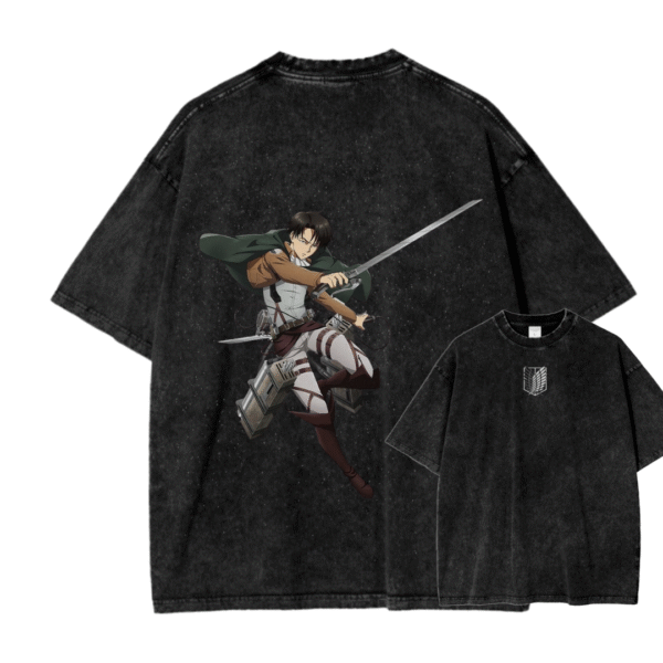 ATTACK ON TITAN IV ACID WASH TEE