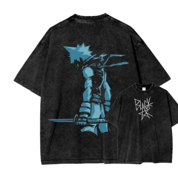 SOUL EATER X ACID WASH TEE