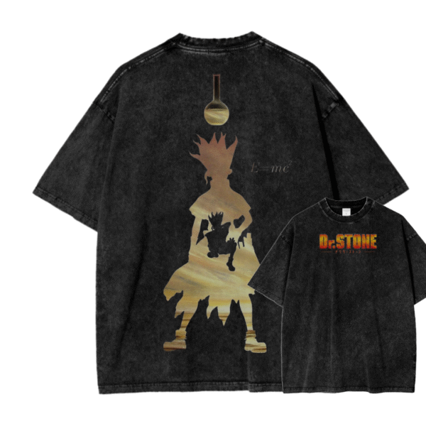 DR STONE VIII ACID WASH TEE