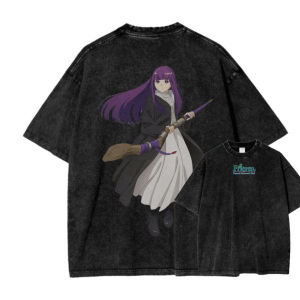 FRIEREN VI ACID WASH TEE