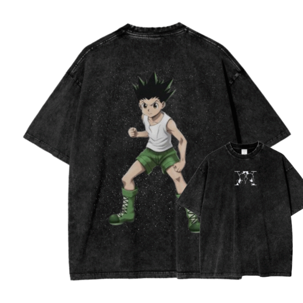 HUNTER X HUNTER IV ACID WASH TEE