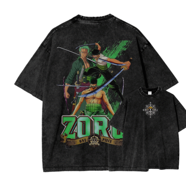 ONE PIECE XIV ACID WASH TEE