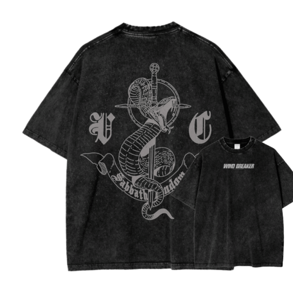 WIND BREAKER IV ACID WASH TEE