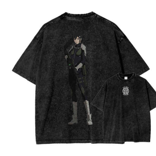 KAIJU NO 8 IV ACID WASH TEE