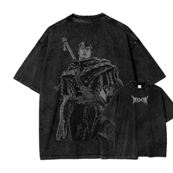 BERSERK IX ACID WASH TEE