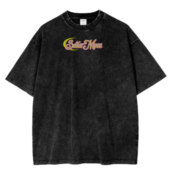 SAILOR MOON V ACID WASH TEE