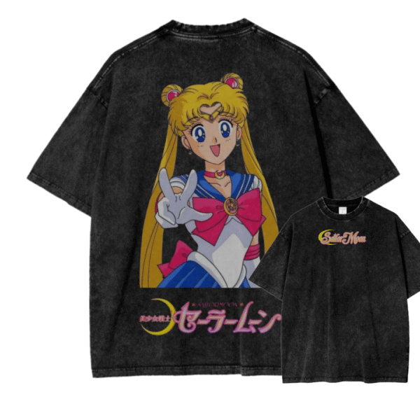 SAILOR MOON VII ACID WASH TEE
