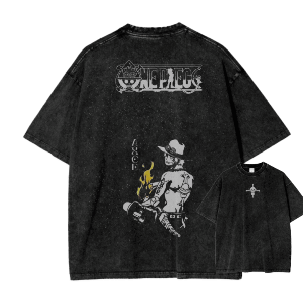 FIRE FIST ACE VII ACID WASH TEE