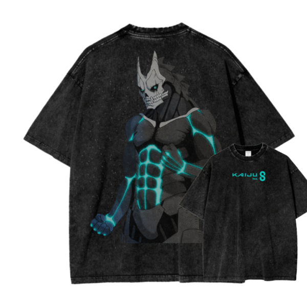 KAIJU NO 8 VI ACID WASH TEE