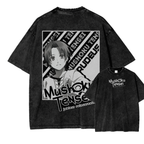 MUSHOKU TENSEI JOBLESS REINCARNATION II ACID WASH TEE