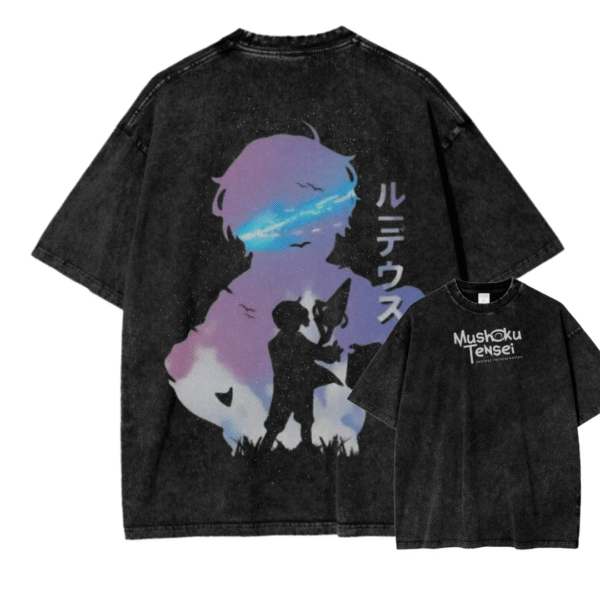 MUSHOKU TENSEI JOBLESS REINCARNATION III ACID WASH TEE