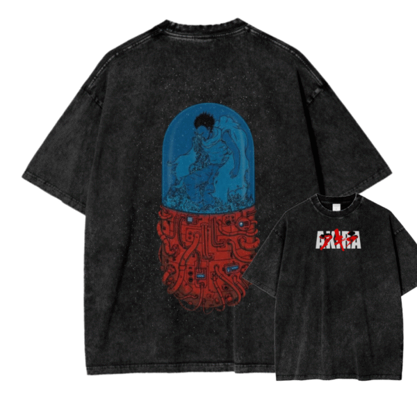 AKIRA IV ACID WASH TEE