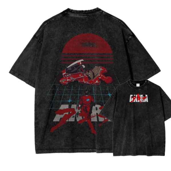 AKIRA III ACID WASH TEE
