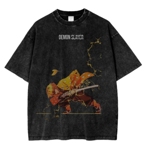 DEMON SLAYER X ACID WASH TEE