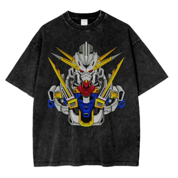 GUNDAM VI ACID WASH TEE