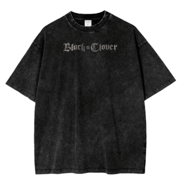 BLACK CLOVER VIII ACID WASH TEE