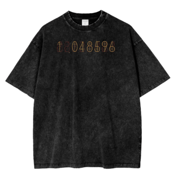 STEINS GATE III ACID WASH TEE