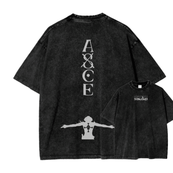 FIRE FIST ACE V ACID WASH TEE