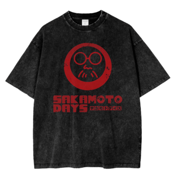 SAKAMOTO DAYS I ACID WASH TEE