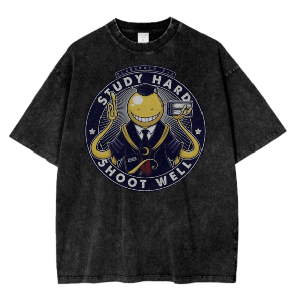 ASSASSINATION CLASSROOM IV ACID WASH TEE