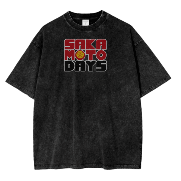 SAKAMOTO DAYS III ACID WASH TEE