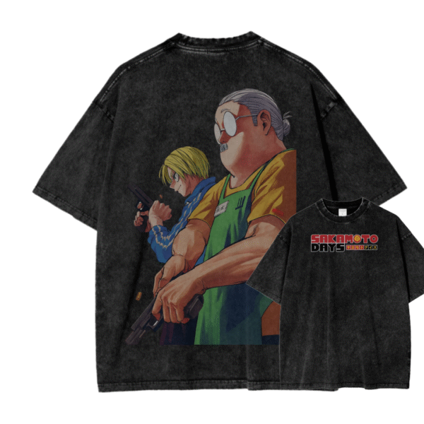 SAKAMOTO DAYS VII ACID WASH TEE