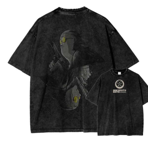 SAKAMOTO DAYS XI ACID WASH TEE