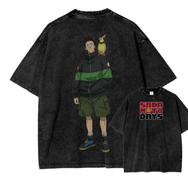 SAKAMOTO DAYS XII ACID WASH TEE
