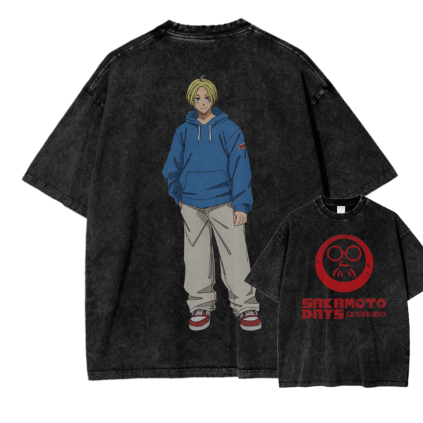 SAKAMOTO DAYS XIII ACID WASH TEE