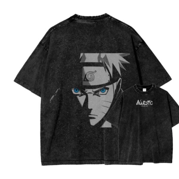 NARUTO IV ACID WASH TEE