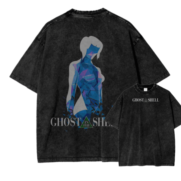 GHOST IN THE SHELL VII ACID WASH TEE