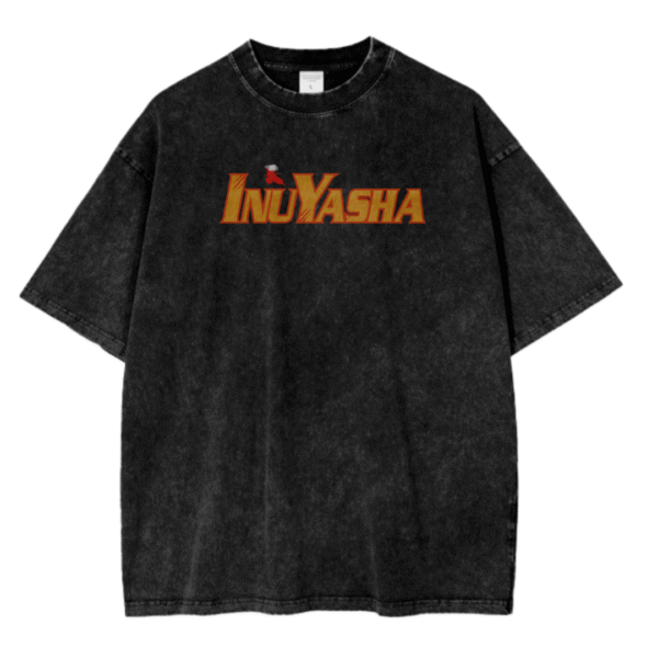INUYASHA II ACID WASH TEE