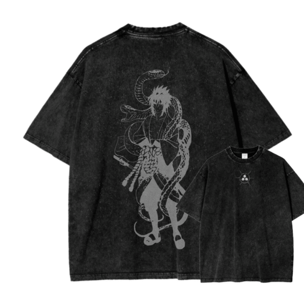 SASUKE II ACID WASH TEE