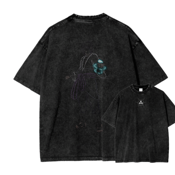 SASUKE III ACID WASH TEE