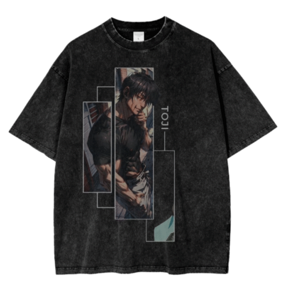TOJI V ACID WASH TEE