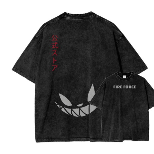 FIRE FORCE XIII ACID WASH TEE