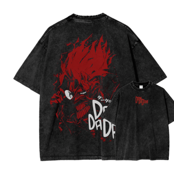 DAN DA DAN X ACID WASH TEE