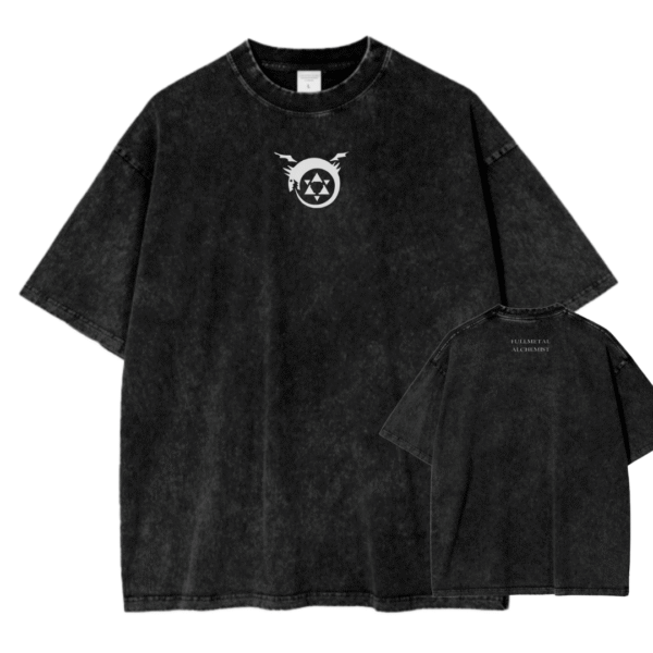 FULL METAL ALCHEMIST IV ACID WASH TEE