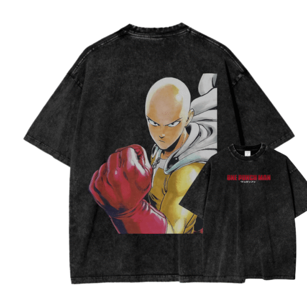 ONE PUNCH MAN V ACID WASH TEE