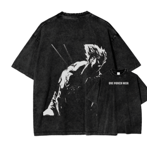 ONE PUNCH MAN VI ACID WASH TEE
