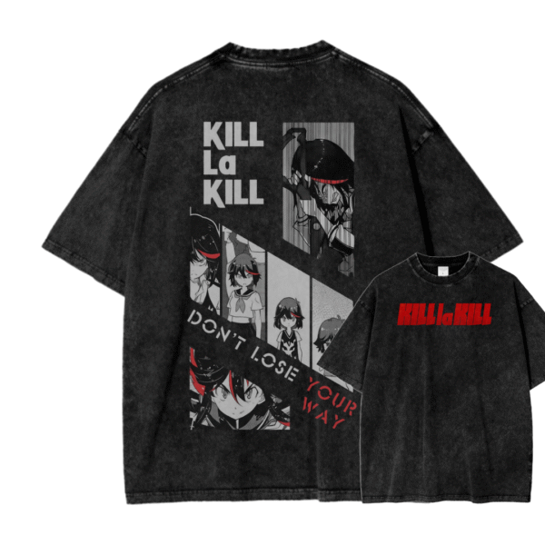 KILL LA KILL VII ACID WASH TEE