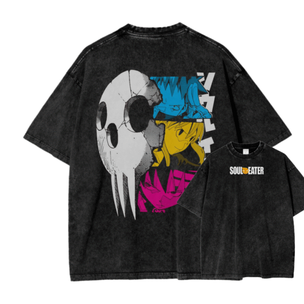 SOUL EATER VII ACID WASH TEE